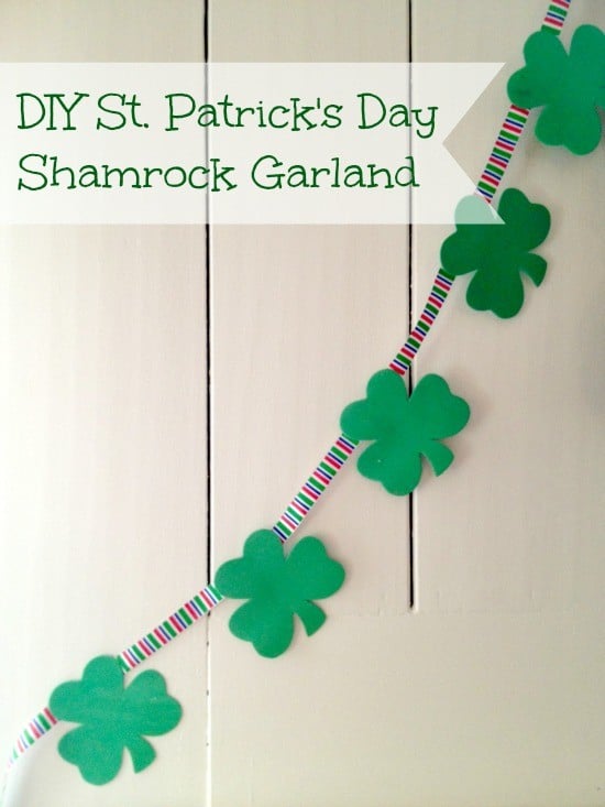 DIY Shamrock Garland