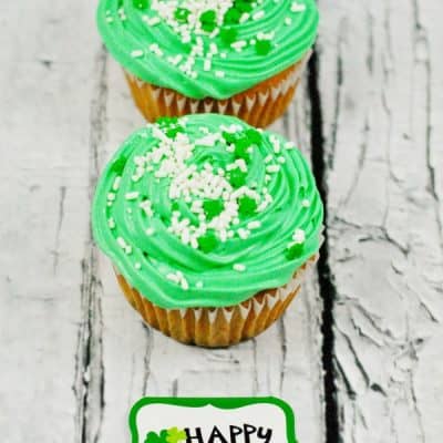 St. Patrick’s Day Surprise Inside Cupcake Recipe