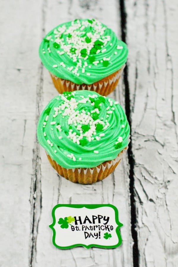 St. Patrick’s Day Surprise Inside Cupcake Recipe