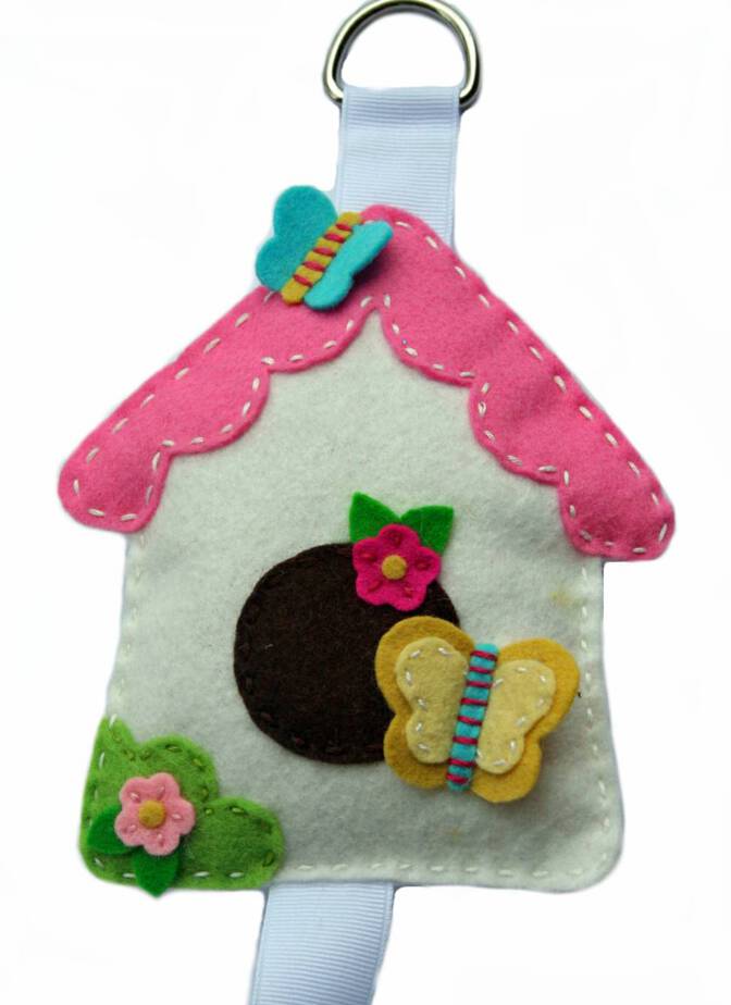 bird house bow holder