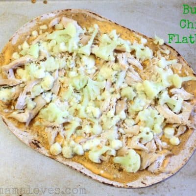 Buffalo Chicken Flatbread Pizza Recipe