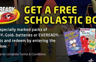 Free Scholastic book with EVEREADY® purchase