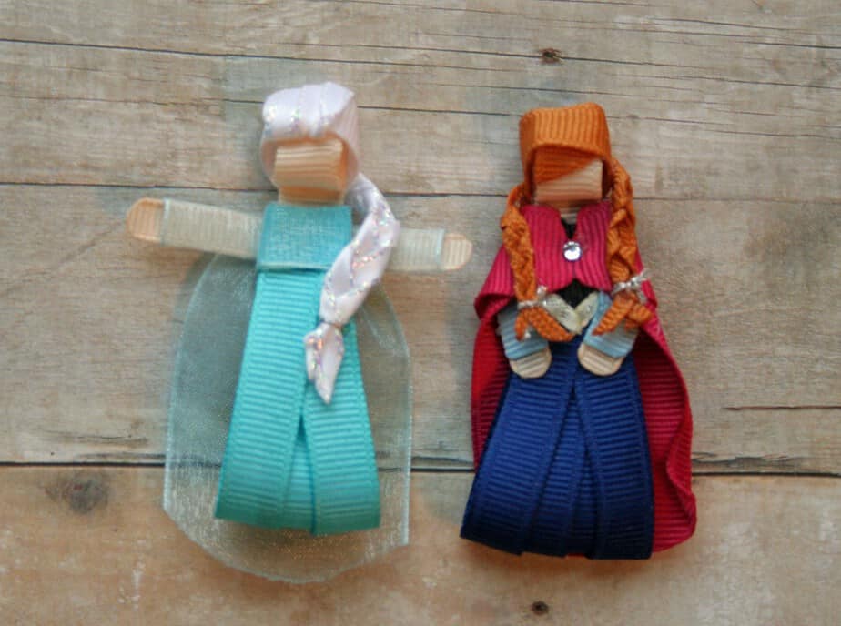 frozen movie anna elsa hair clips