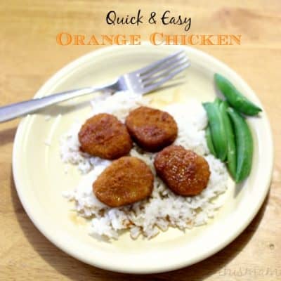 Easy Orange Chicken Recipe (Vegetarian)