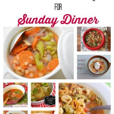 Soup’s On! 21 Fabulous Soup Recipes for Sunday Dinner @foodie