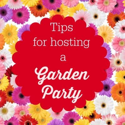 5 tips for hosting a garden party
