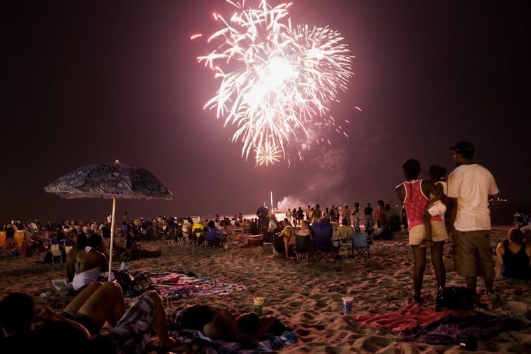 virginia beach fireworks