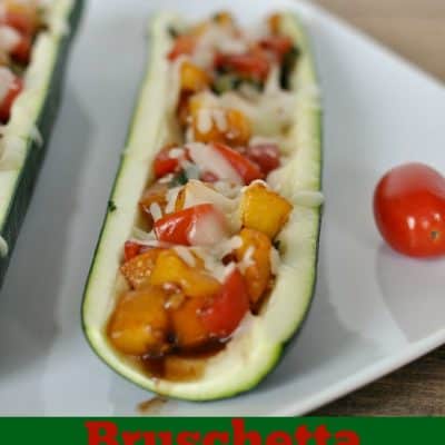 Bruschetta Recipe: Bruschetta Zucchini Boats