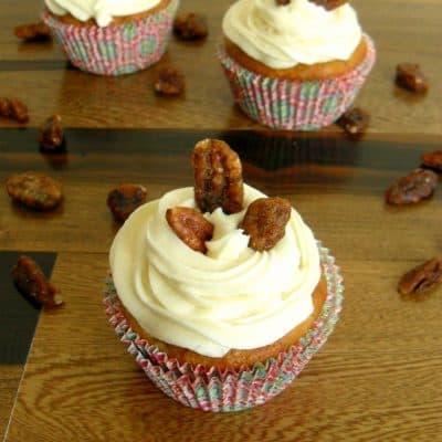 Banana Maple Pecan Cupcakes Recipe