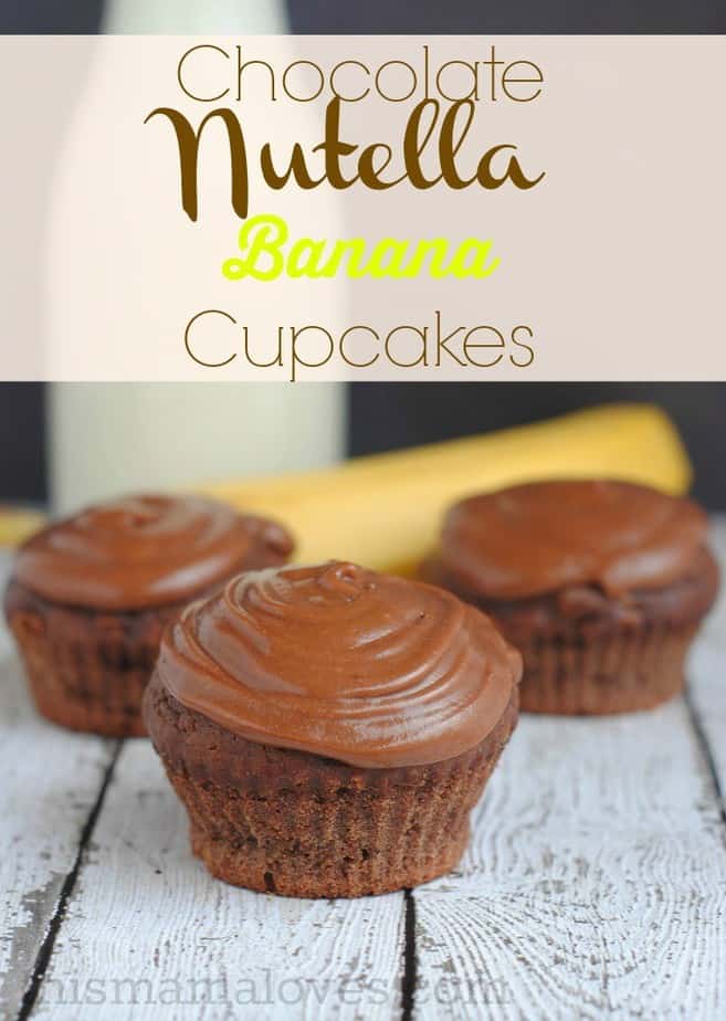 nutella recipe chocolate banana nutella cupcake