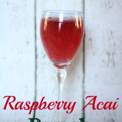 Raspberry Acai Punch Recipe with Trop50 for Girls’ Night In #GirlsNightIn