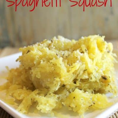 Parmesan Herb Spaghetti Squash Recipe