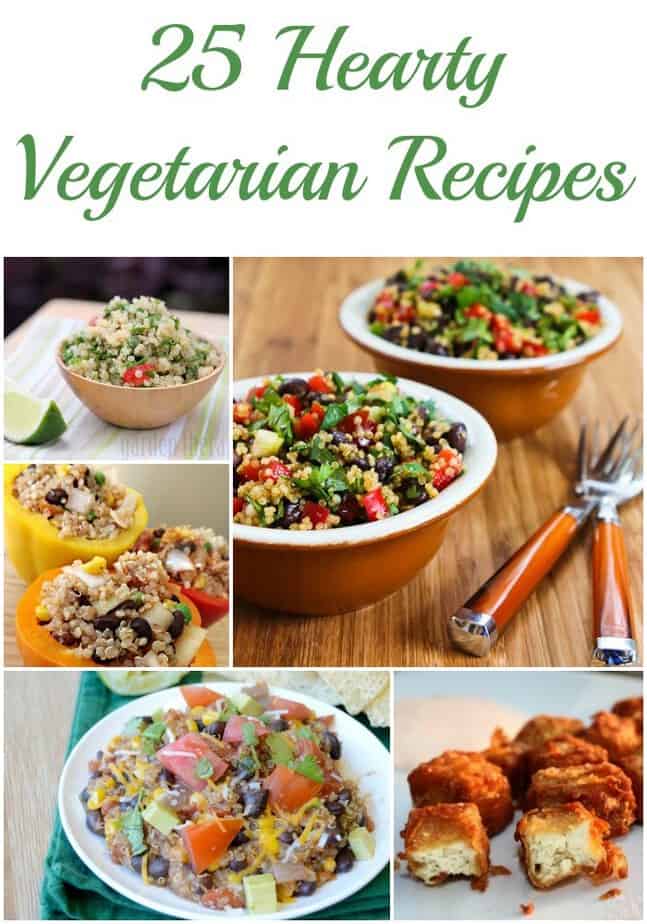 hearty vegetarian recipes