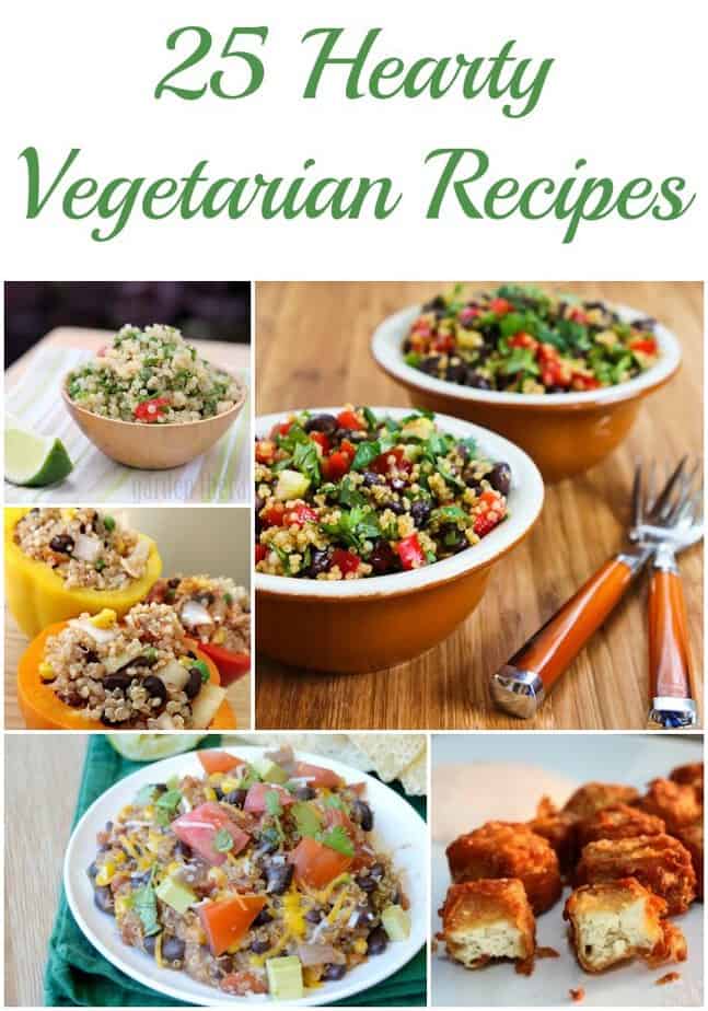 25 Hearty Vegetarian Recipes - This Mama Loves