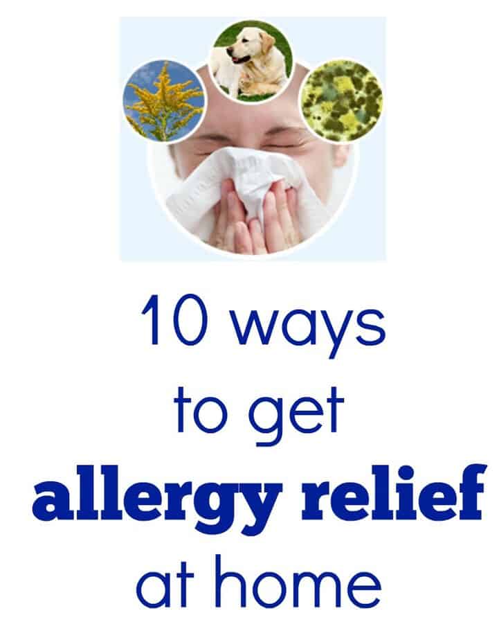 ways to get allergy relief at home