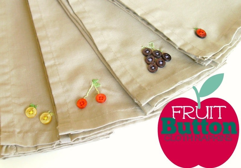 button-craft-button-fruit-cloth-napkins