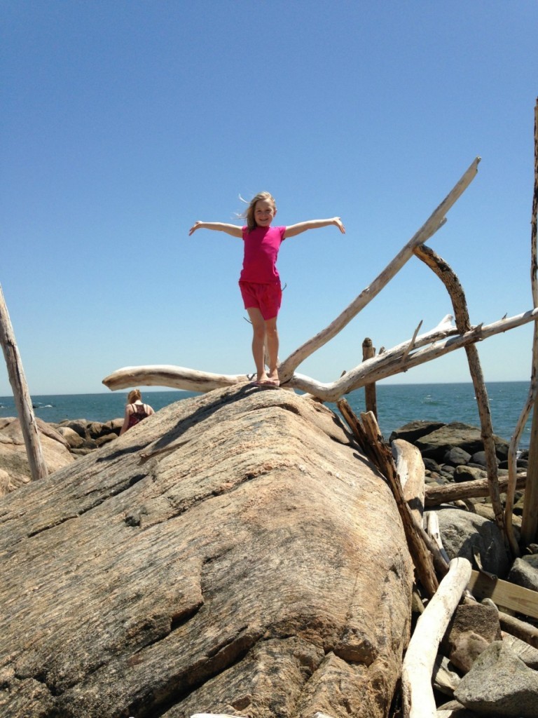 climbing-rocks-hammonasset-beach-ct