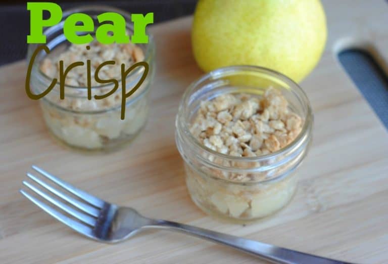 Mason Jar Recipes Pear Crisp This Mama Loves