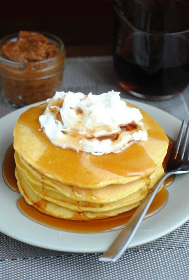 Pumpkin Pancakes with Pumpkin Butter