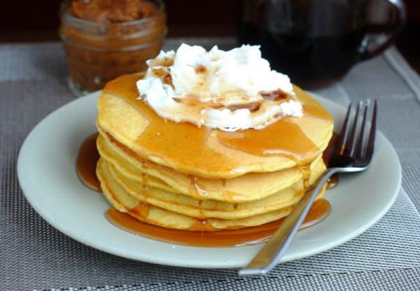 Pumpkin Pancakes with Pumpkin Butter