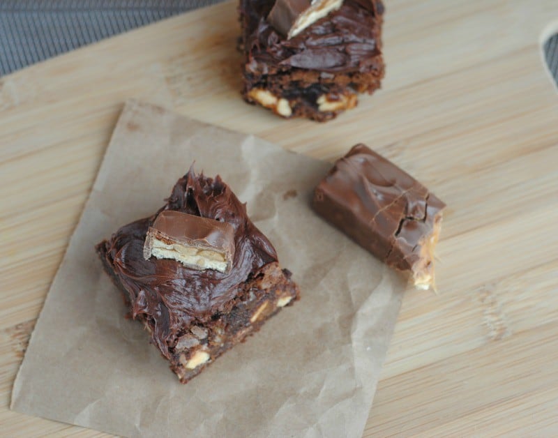 snickers brownies brownies recipe