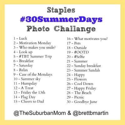 30 day photography challenge