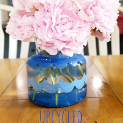 Upcycle Craft Idea: Painted Vase