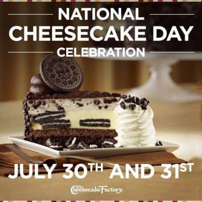 Cheesecake Factory’s #SayCheesecakeContest #NationalCheesecakeDay