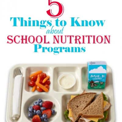 5 Things to Know About School Nutrition Programs
