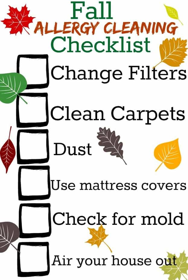 fall-allergy-cleaning-checklist
