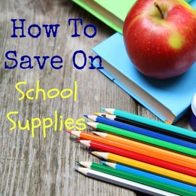 How To Save On School Supplies