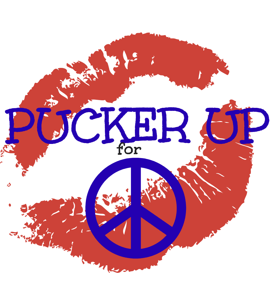 pucker up for peace