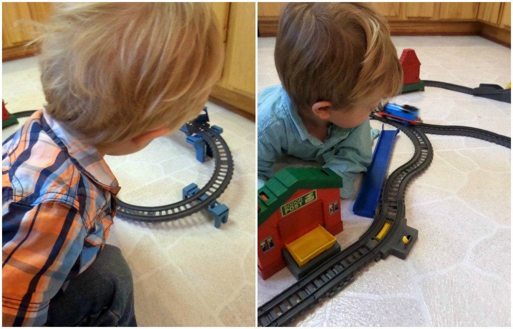 Playing with Thomas & Friends TrackMaster