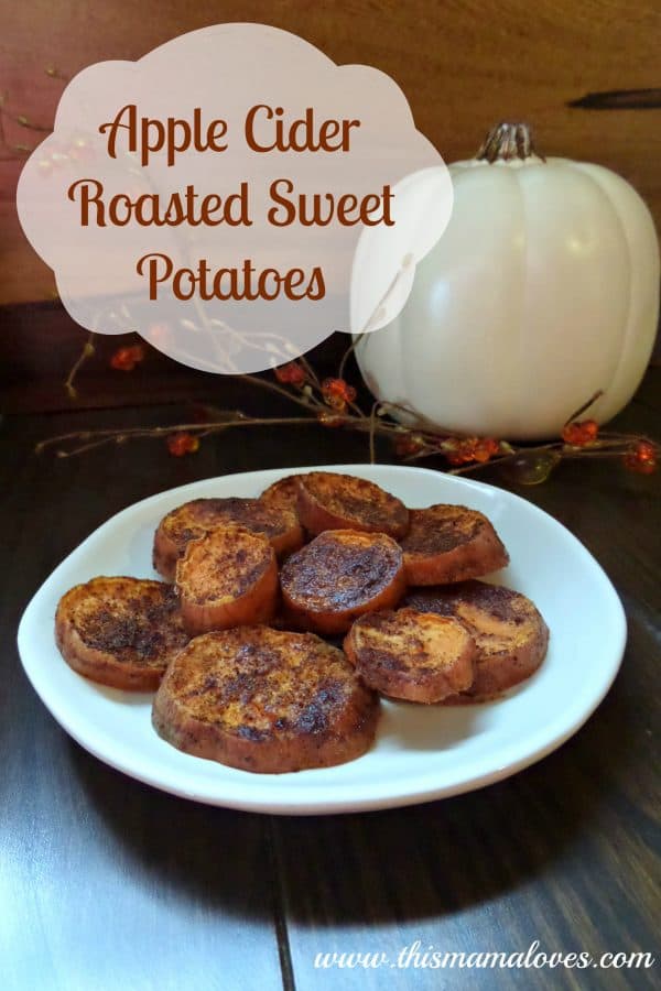 Apple Cider Roasted Sweet Potatoes