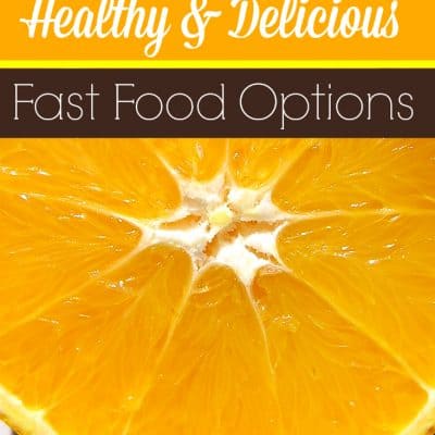 Healthy Fast Food Options #HappyBalance