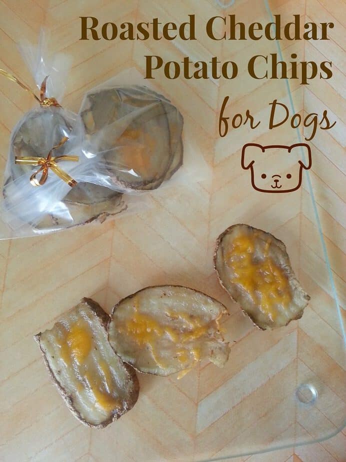 Roasted Cheddar Potato Chips Recipe for Dogs This Mama Loves