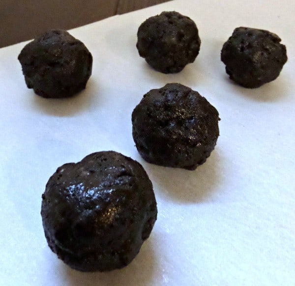 Chocolate Coconut Cookie Truffles  