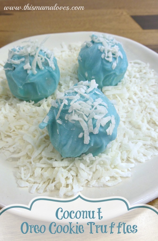 Coconut Oreo Cookie Truffles