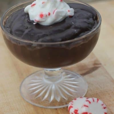 Chocolate Peppermint Pudding