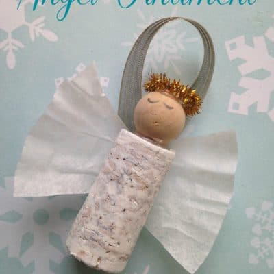 Cork Angel Ornament