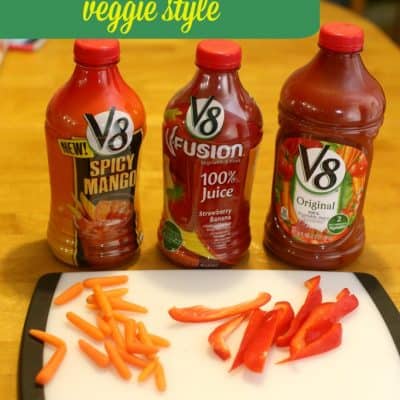 Raw Veggie Challenge #V8VegOut!