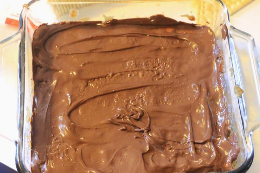 homemade kit kat topping