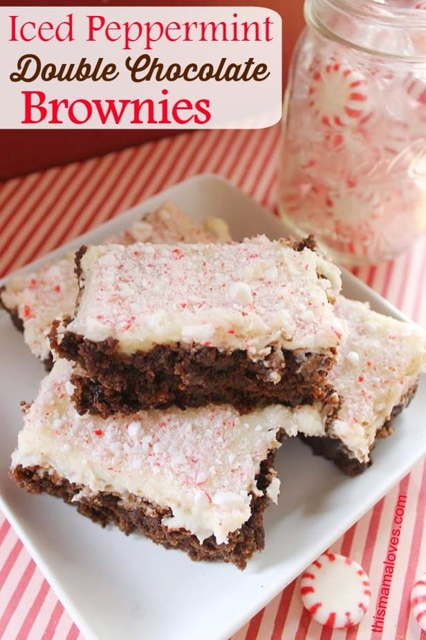 iced-peppermint-double-chocolate-brownies