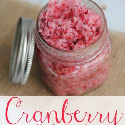 DIY Cranberry Body Scrub: Simple Gift Idea