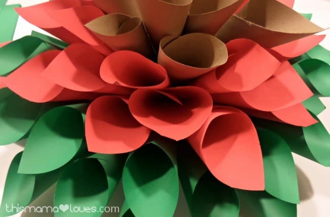 Holiday Paper Wreath Tutorial