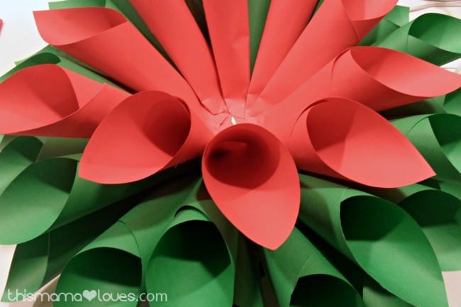 Paper Wreath Tutorial