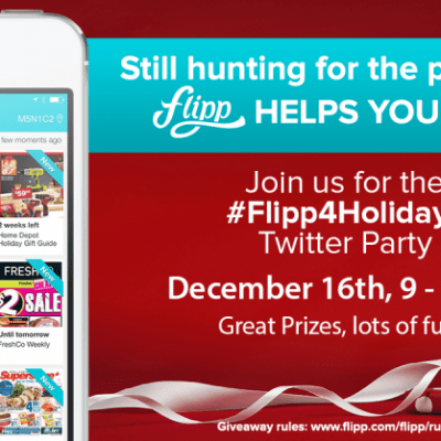 #Flipp4Holidays #TwitterParty! 12/16