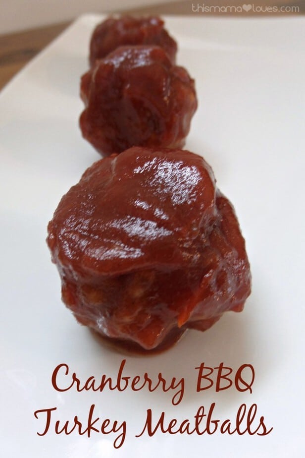 cranberry bbq turkey meatballs
