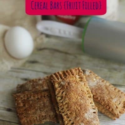 Homemade Cereal Bars- Kids in The Kitchen