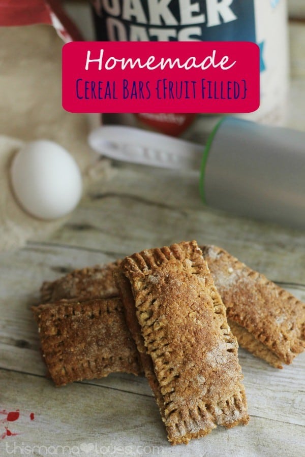 homemade cereal bars